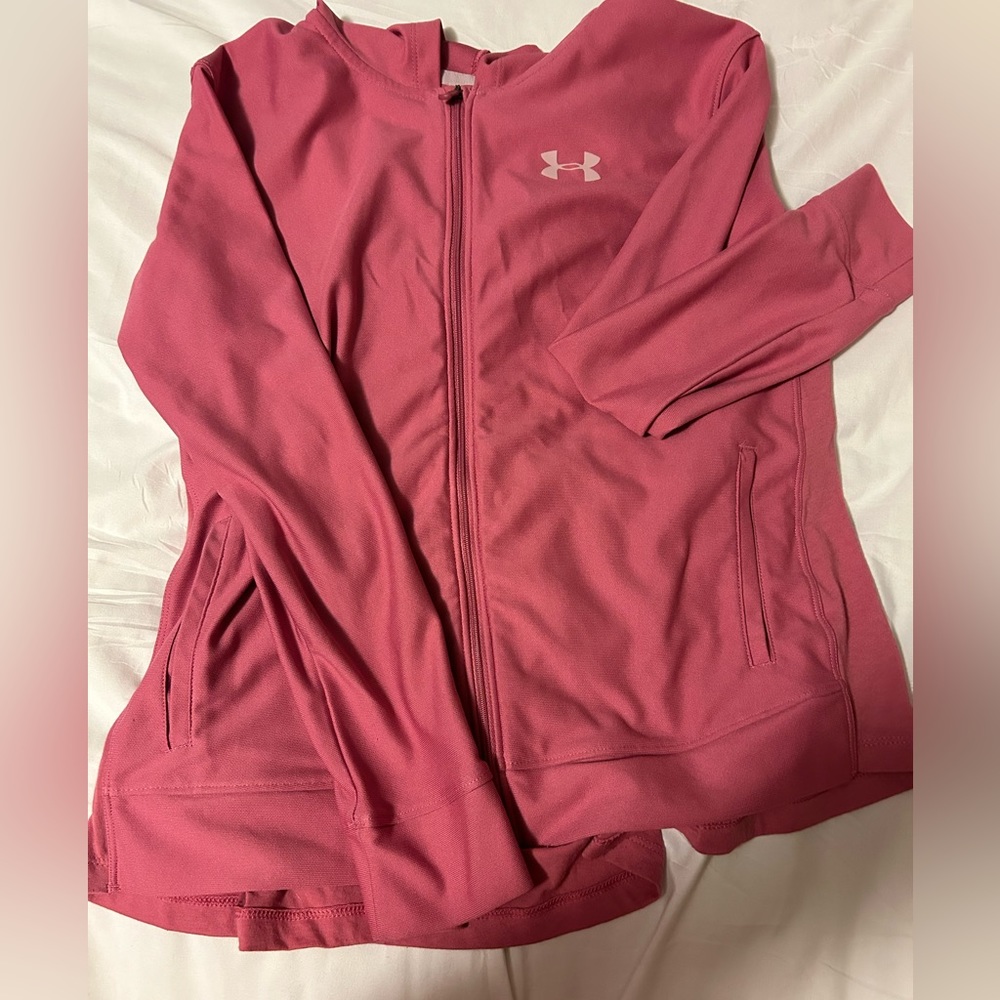 Under Armor Kids Loose Fit Heatgear Zip Up Hoodie